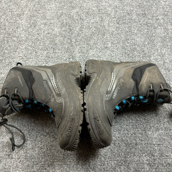 COLUMBIA Kids Insulated Bugaboot Winter Snow Boots black/blue size: 1 - Picture 3 of 10